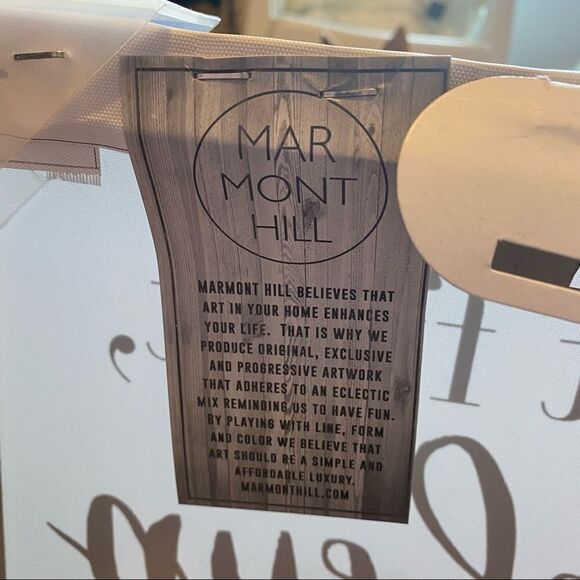 New Marmont Hill But First Makeup Frame, 12” x 12” x 1 1/2” box frame. - Picture 6 of 8